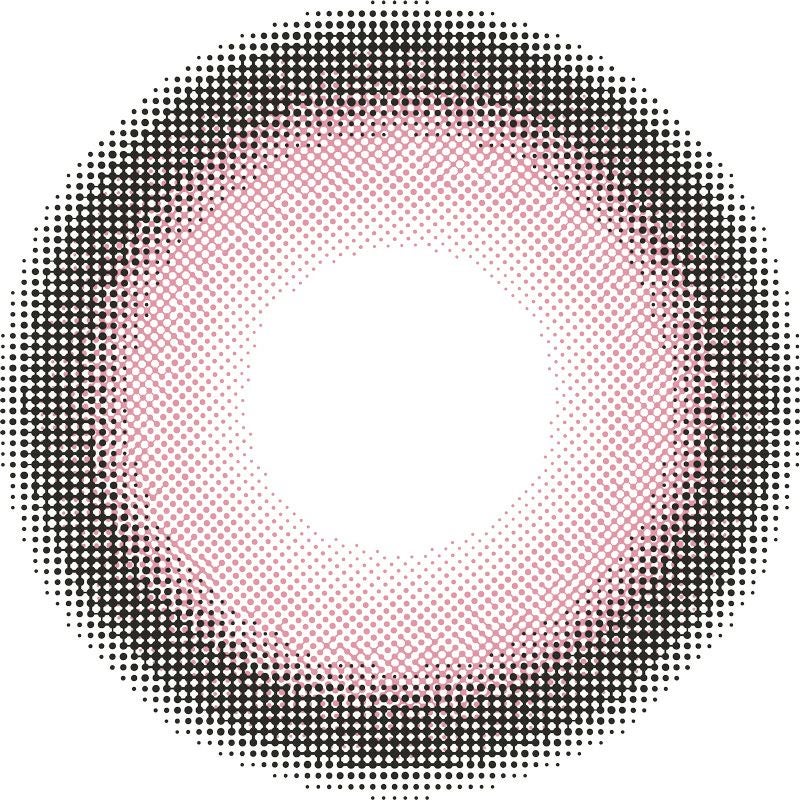 モモピンク-レンズ画像-シークレットキャンディーマジックワンデー