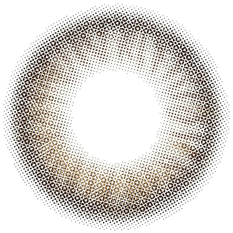 グローブラウン-レンズ画像-トパーズ (TOPARDS）-指原莉乃-さっしーカラコン-ワンデーカラコン