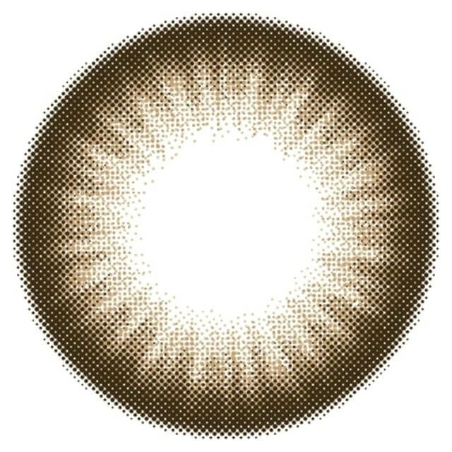 メガナチュラルブラウン-レンズ画像