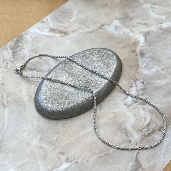 シンプルネックレス （シルバー）