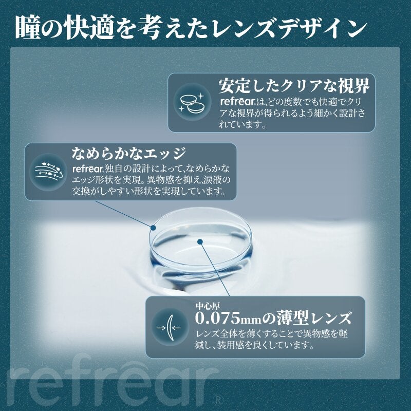 ワンデーリフレアシリコーンUVWモイスチャー(1DAY Refrear)30枚入 