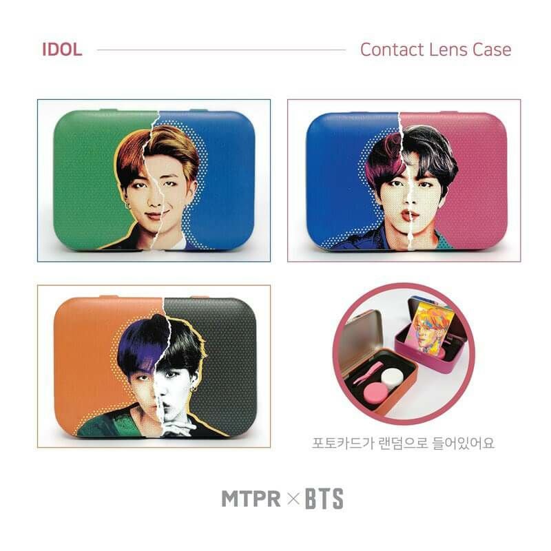 フォトカード付】MTPR x BTS LENS CASE（レンズケース/カラコンケース