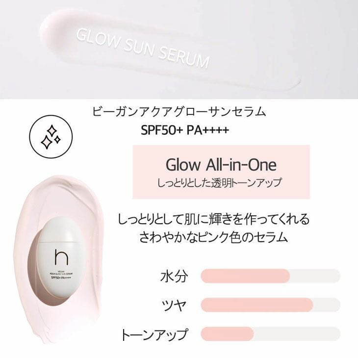 hamel(ハメル)】ヴィーガンアクアグロウサンセラム 