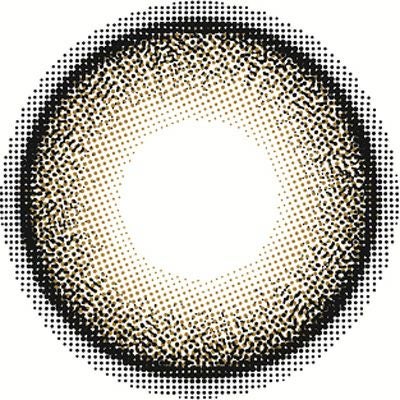 メープルシフォン-レンズ画像-【くりっとフチ】フランミー(FLANMY) 10枚入-佐々木希イメージモデル-ワンデーカラコン