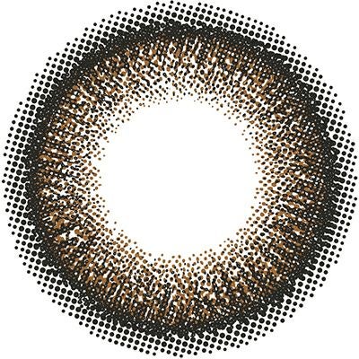 カカオワッフル-レンズ画像-【くりっとフチ】フランミー(FLANMY) 10枚入-佐々木希イメージモデル-ワンデーカラコン