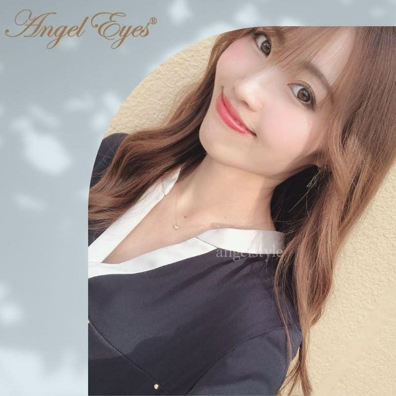 ヴィヴィッドブラウン-レポ-エンジェルアイズワンデーUVモイスト 30枚入-サークルレンズ-ヴィヴィッドブラウン