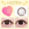 トリコブラウン-イメージ画像-トリコニナル10枚入-KYOKA-ワンデーカラコン
