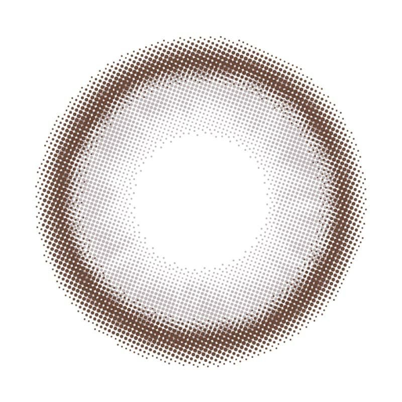 トリコブラウン-レンズ画像-トリコニナル(TORICONINARU) 10枚入[トリコブラウン]-KYOKA-ワンデーカラコン