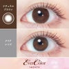 エバーカラーマンスリー(シリコーンハイドロゲルUV)　2枚入[ナチュラルブラウン] 