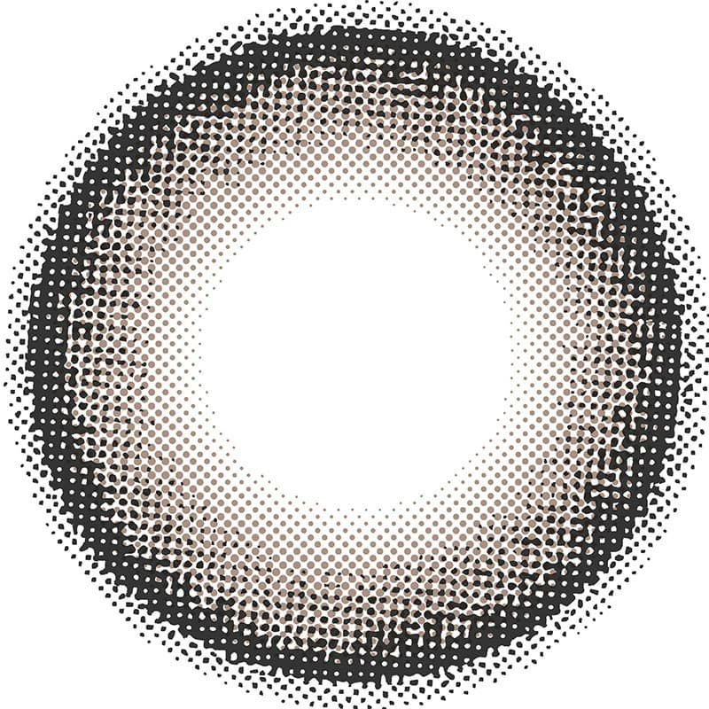  シャルトン ワンデー(charton 1day)[コーヒーブラウニー] レンズ画像