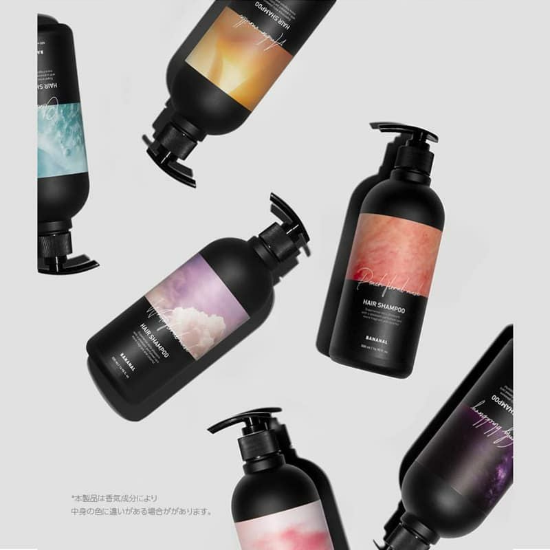 【バナナル(BANANAL)】パフュームドヘアシャンプー 500ml [ピーチフローラルムスク] 