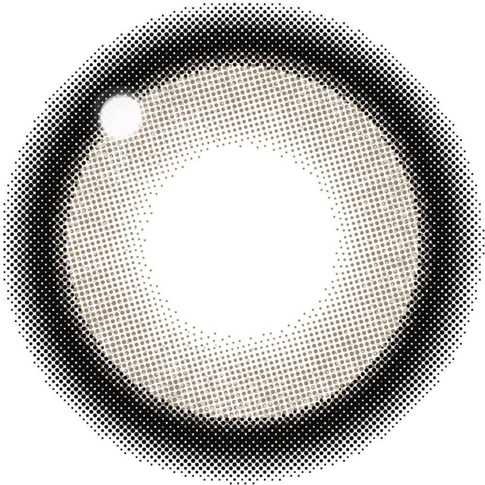 ラメベージュ-レンズ画像-シークレットキャンディーマジックワンデー