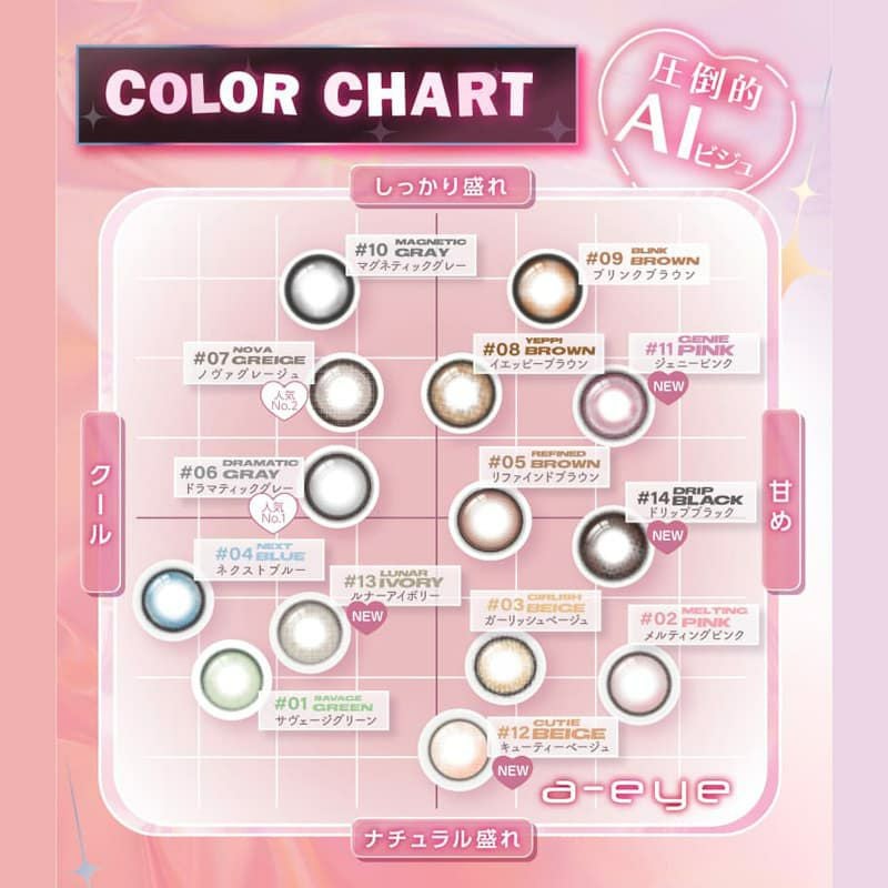 ワンデーリフレアエーアイ(1-DAY Refrear a-eye)10枚入 