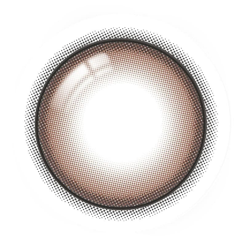 リファインドブラウンレンズ画像-ワンデーリフレアエーアイ(1-DAY Refrear a-eye)10枚入[リファインドブラウン] 