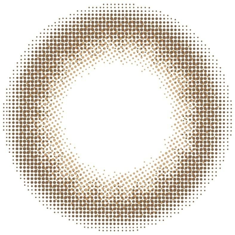 きなこロール-レンズ画像-【CYL-1.25/180°】フランミートーリック(FLANMY TORIC) 10枚入-佐々木希-乱視用カラコン