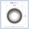 トリコニナル(TORICONINARU) 10枚入[溺愛グレー] -KYOKA-ワンデーカラコン-グレーカラコン