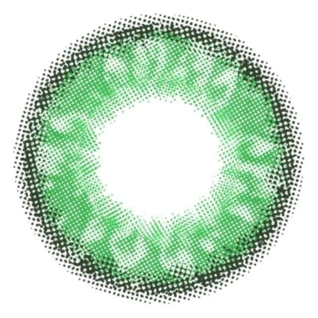 グリーン-レンズ画像-トロンプルイユワンデー(Trompe-l'oel)10枚入 -コスプレカラコン-高発色カラコン-コスプレレンズ