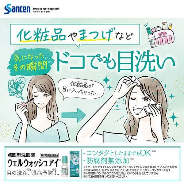 ウェルウォッシュアイa (10ml×1本) [点眼型洗眼薬]【第3類医薬品】 