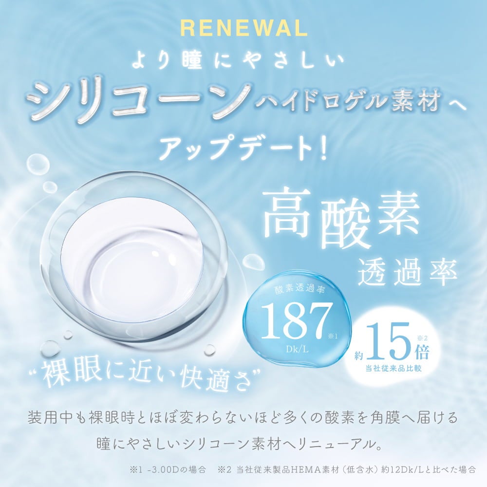 シークリアワンデー(SIE. CLEAR 1day) 30枚入-TWICEMOMO-シリコーンハイドロゲル素材
