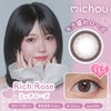 ミシュー（michou）10枚入[リッチローズ]ミシュー（michou）10枚入-カラコン-太フチカラコン 