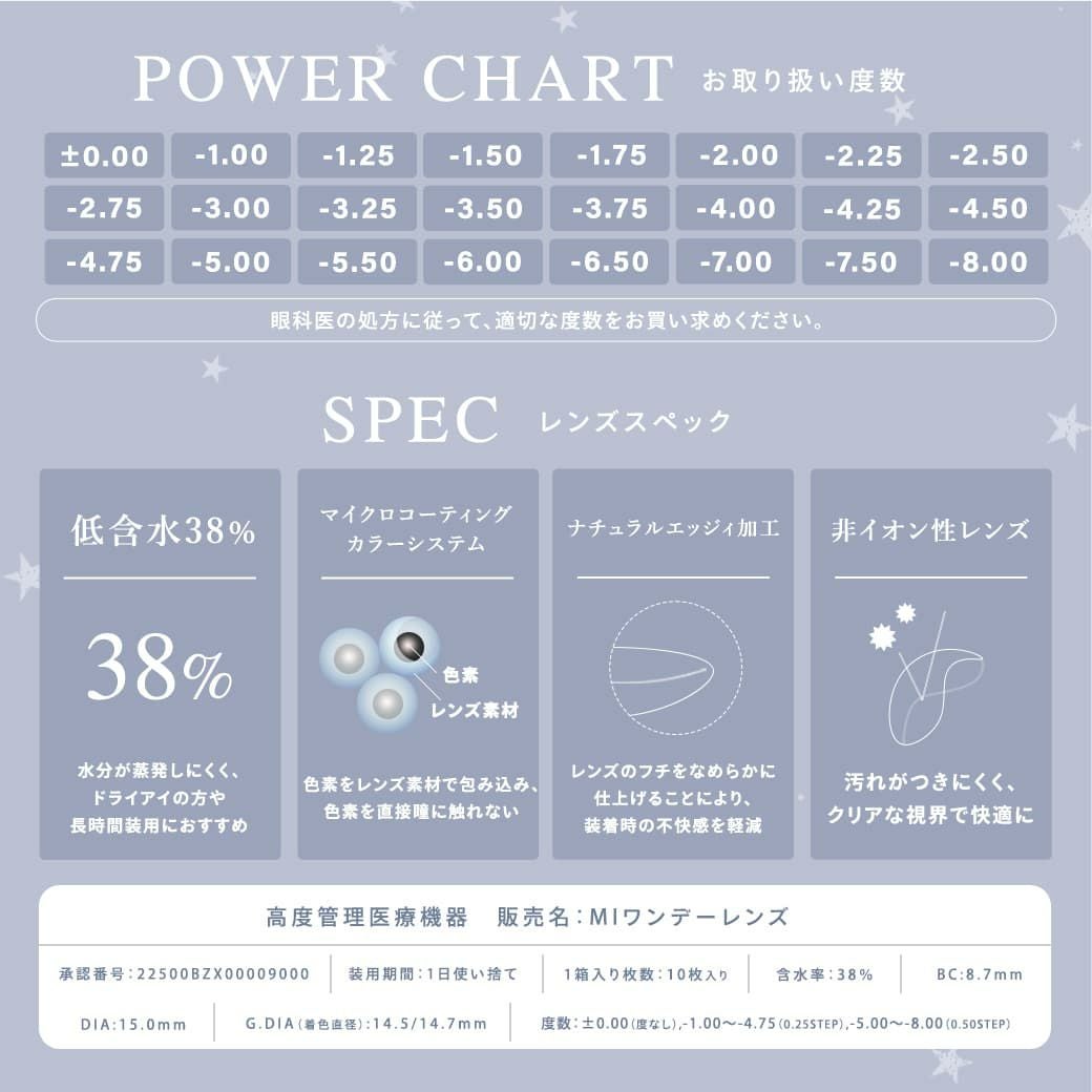  ウユワンデー(Uyu 1day）10枚入[ココブラウンジュ] 