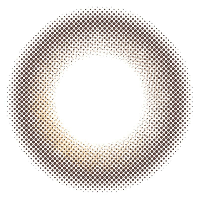 エルージュ2ウィーク (eRouge 2week) 6枚入[ミニョンショコラ] レンズ画像