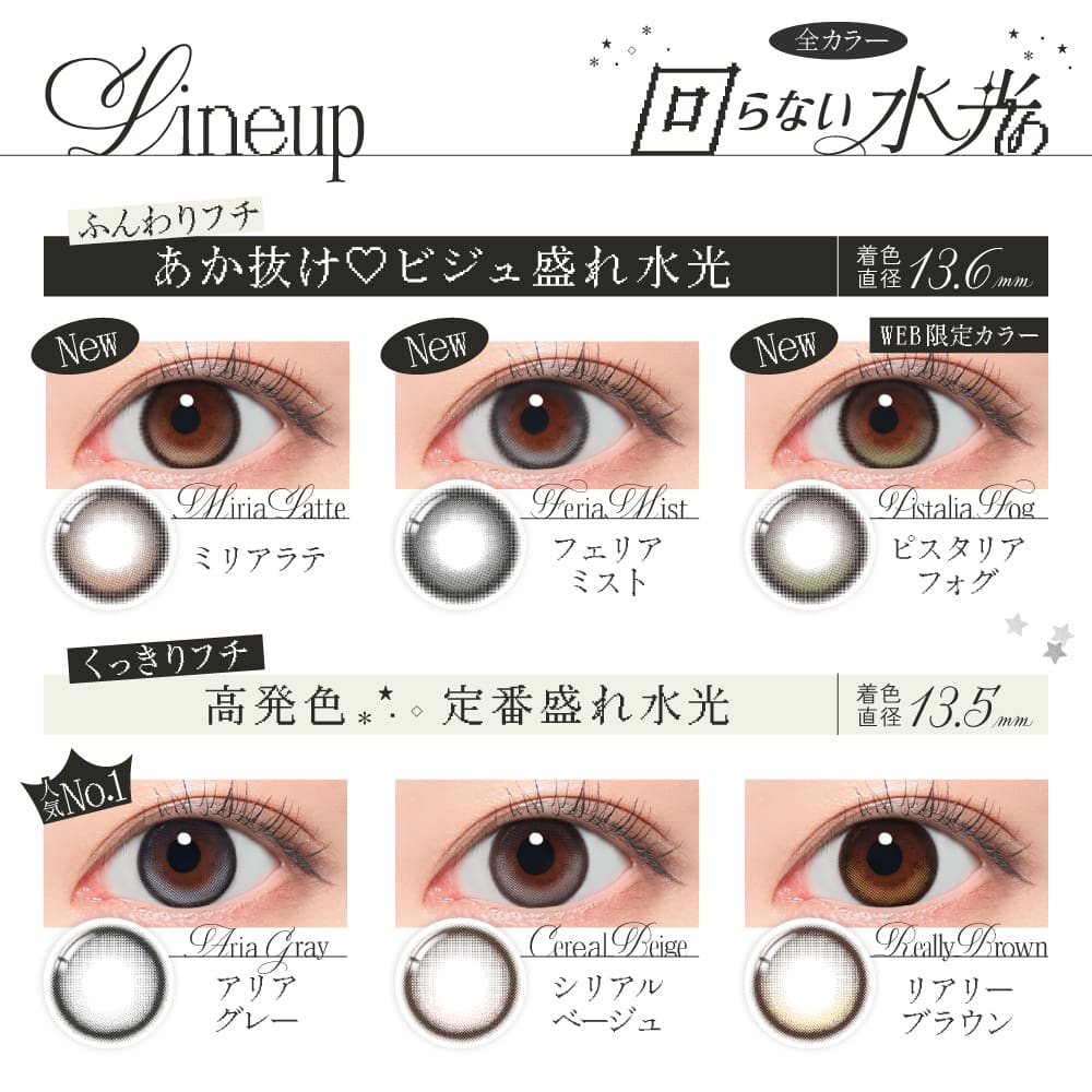 リアリア (RIARIA 1day) 10枚入 米澤りあプロデュースカラコン
