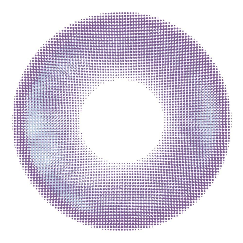 インシャンパープルレンズ画像-ヴィレジェ (VILLEGE) 10枚入-ワンホン-ワンデーカラコン