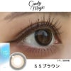 ミミブラウンｰレポ-キャンディーマジックトーリックワンデー(candy magic TORIC)10枚入