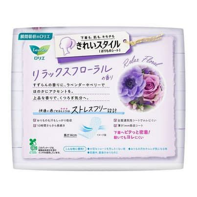 ロリエ きれいスタイル リラックスフローラルの香り パンティライナー 72コ入