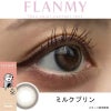 レポ-フランミー(FLANMY) 10枚入[ミルクプリン] -佐々木希イメージモデルワンデーカラコン