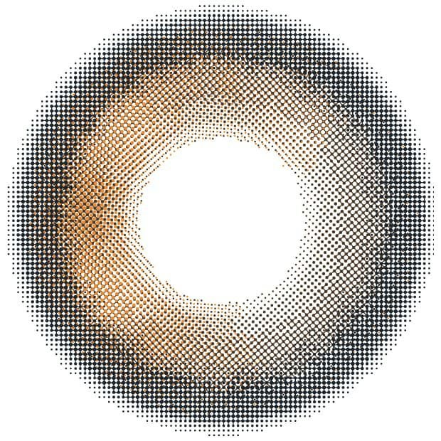 バターブラウン-レンズ画像-【回らない水光カラコン・度あり】シークレットキャンディーマジックワンデー 20枚入 