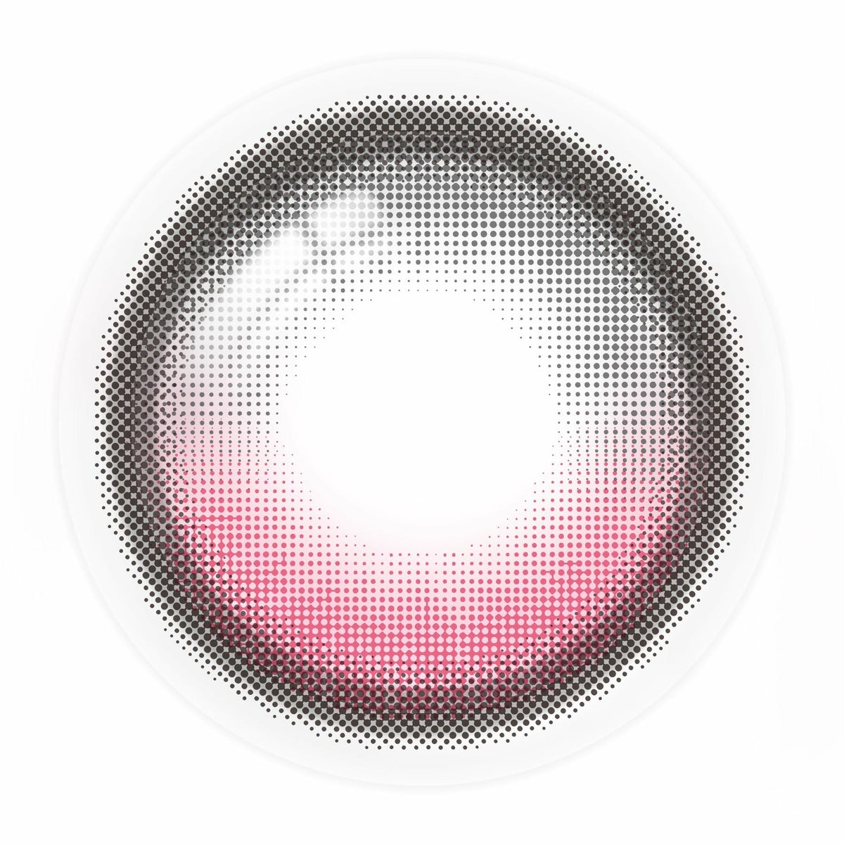 ルナンピンク-レンズ画像-シリコーン素材-回らない水光カラコン-ワンデーリフレアアンローラ(Unrolla)10枚入 