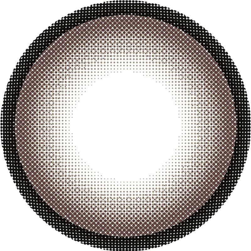 チョコムースパイレンズ画像-きぬイメージモデル-シャルトン ワンマンス(Charton 1month)2枚入[チョコムースパイ] -マンスリー-細フチカラコン