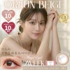 エンジェルアイズ2weekUVM6枚入(オルンベージュ) -2weekベージュカラコン-ベージュカラコン