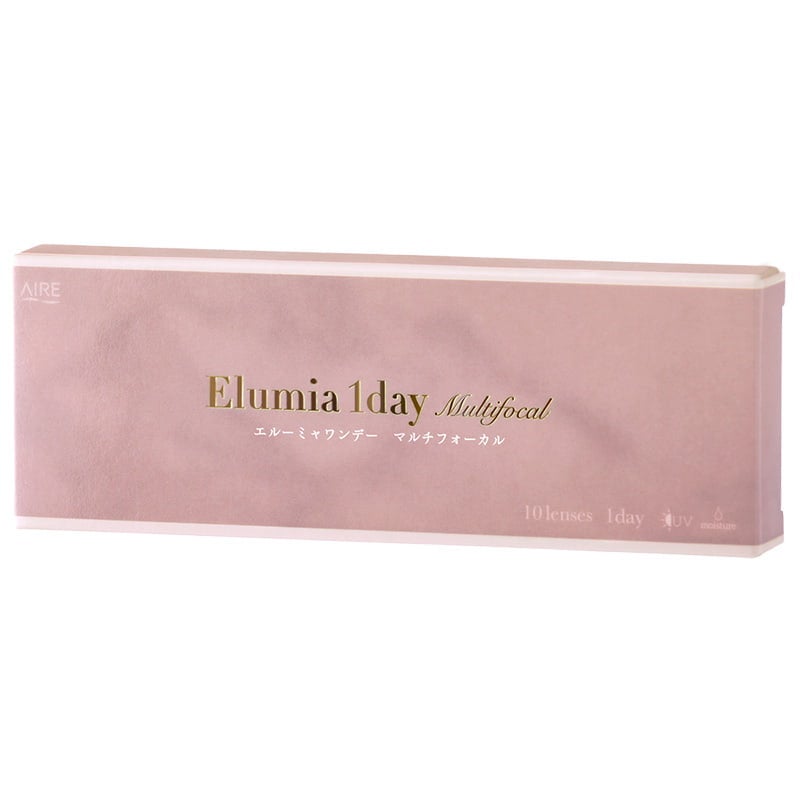 エルーミャワンデー マルチフォーカル(Elumia 1day Multifocal)10枚入-遠近両用カラコン-老眼カラコン-アラフォーカラコン